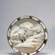 AN EARTHENWARE DISH WITH LANDSCAPE - фото 1