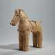 A LARGE HANIWA EARTHENWARE SCULPTURE OF A HORSE - фото 1