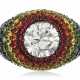 Della Valle, Michele. MICHELE DELLA VALLE DIAMOND AND MULTI-GEM RING - photo 1