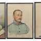 3 Soldatenportraits drei variierende Bildnisse junger Männer in Uniform - photo 1