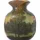 Vase mit Landschaft Verreries de Saint-Denis - Foto 1