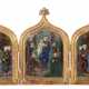Triptychon Maria mit Jesus Wohl Deutschland 19. Jahrhundert - Foto 1