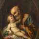 Italiensicher Sakralmaler des 17. Jahrhundert ''Heiliger Joseph mit Jesuskind'' - photo 1
