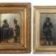 Maler des 19. Jahrhundert 2x ''Soldatenbildnis'' - photo 1