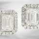 Ohrschmuck: hochwertige Diamant/Solitär-Ohrstecker, 1,00ct Emerald-Diamanten, inclusive GIA-Report - Foto 1
