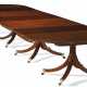 A GEORGE III MAHOGANY FOUR-PEDESTAL DINING TABLE - Foto 1