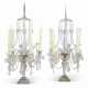 A PAIR OF GEORGE III CUT-GLASS FOUR-LIGHT CANDELABRA - photo 1