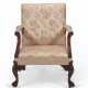 Grendey, Giles. A GEORGE II WALNUT LIBRARY ARMCHAIR - фото 1