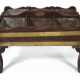 A GEORGE II BRASS-BOUND MAHOGANY BOTTLE STAND - фото 1
