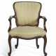 Cobb, John. A GEORGE III SOLID MAHOGANY ARMCHAIR - photo 1