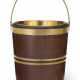 A GEORGE III MAHOGANY AND BRASS-BOUND PEAT BUCKET - photo 1