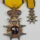 Schweden: Königlicher Schwert-Orden, 2. Modell, 2. Typ (1920-1951), Verdienstkreuz, mit Miniatur. - photo 1