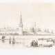 ANDRÉ DURAND 1807 Amfreville-la-Mi-Voie - 1867 Paris (nach) Ansicht des Moskauer Kremls Lithografie auf Papier. 35 - фото 1
