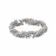 Armband mit 150 Brillanten zusammen ca. 10 ct und 36 Diamantnavettes - фото 1