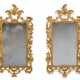 A PAIR OF GEORGE II GILTWOOD MIRRORS - фото 1