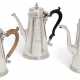 Swift, John. A GEORGE I SILVER CHOCOLATE POT AND TWO GEORGE II SILVER COFFEE POTS - photo 1