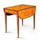 A GEORGE III SATINWOOD AND MARQUETRY PEMBROKE TABLE - Foto 1