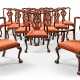 A SET OF TWELVE GEORGE II-STYLE MAHOGANY DINING-CHAIRS - фото 1