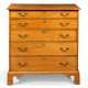 AN AMERICAN `CHIPPENDALE` BIRCH TALL CHEST OF DRAWERS - photo 1