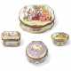A GROUP OF CONTINENTAL ENAMEL SNUFF-BOXES AND COVERS - фото 1