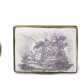 A GROUP OF ENGLISH ENAMEL SNUFF-BOXES AND A STAFFORDSHIRE ENAMEL ETUI - фото 1