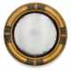 A GEORGE IV PARCEL-GILT, BRONZED AND EBONISED LARGE CONVEX MIRROR - Foto 1