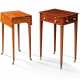 A GEORGE III BURR-YEW AND TULIPWOOD SMALL PEMBROKE TABLE - фото 1