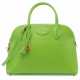 Hermes. A VERT CRU COURCHEVEL LEATHER BOLIDE 37 WITH GOLD HARDWARE - фото 1