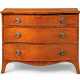 A GEORGE III GONCALO ALVES-CROSSBANDED MAHOGANY SERPENTINE DRESSING-CHEST - фото 1