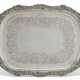 A GEORGE V SILVER TWO-HANDLED TRAY - photo 1