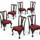 A SET OF SIX GEORGE II MAHOGANY SIDE CHAIRS - Foto 1