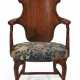 A GEORGE I WALNUT SHEPHERD'S CROOK ARMCHAIR - фото 1