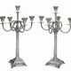 A PAIR OF PORTUGUESE SILVER FIVE-LIGHT CANDELABRA - photo 1