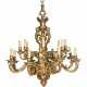A LARGE FRENCH ORMOLU SIXTEEN-LIGHT CHANDELIER - photo 1