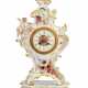 A BERLIN (K.P.M.) PORCELAIN FIGURAL CLOCK AND STAND - photo 1