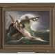 A BERLIN (K.P.M.) PORCELAIN RECTANGULAR PLAQUE, THE KISS OF THE WAVE - Foto 1