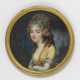Frankreich, Ende 18. Jahrhundert , Junge Dame in Parklandschaft - фото 1