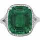 A FINE TIFFANY & CO. EMERALD AND DIAMOND RING - фото 1