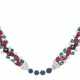 ART DECO MULTI-GEM AND DIAMOND NECKLACE - photo 1