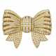 VAN CLEEF & ARPELS DIAMOND BOW BROOCH - Foto 1