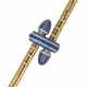 OSCAR HEYMAN & BROTHERS RETRO SAPPHIRE AND DIAMOND WATCH BRACELET - фото 1