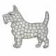 CARTIER DIAMOND AND RUBY DOG BROOCH - Foto 1