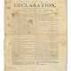A rare contemporary broadside edition of the Declaration of Independence: the Goodspeed-Sang-Streeter copy. - фото 1