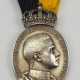 Sachsen-Coburg und Gotha: Ovale silberne Herzog Carl Eduard-Medaille. - Foto 1