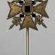 Spanienkreuz, in Bronze, mit Schwertern Miniatur. - фото 1