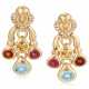 Moussaieff. MOUSSAIEFF MULTI-GEM AND DIAMOND EARRINGS - фото 1