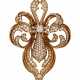 DIAMOND AND GOLD BROOCH - Foto 1
