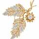 Schlumberger, Jean. Tiffany & Co.. TIFFANY & CO. JEAN SCHLUMBERGER DIAMOND 'MARQUETRY BUDS' BROOCH - Foto 1
