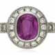 PINK SAPPHIRE AND DIAMOND RING - фото 1
