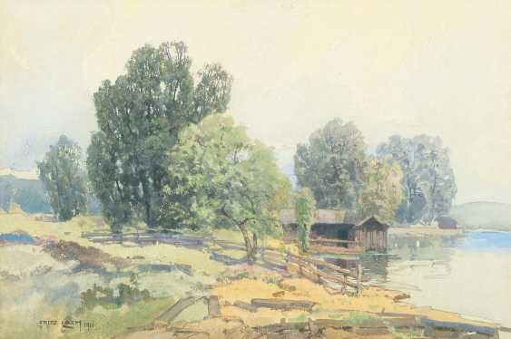 Kunstler Ak Fritz Lach Weissenkirchen An Der Donau Gesamtansicht